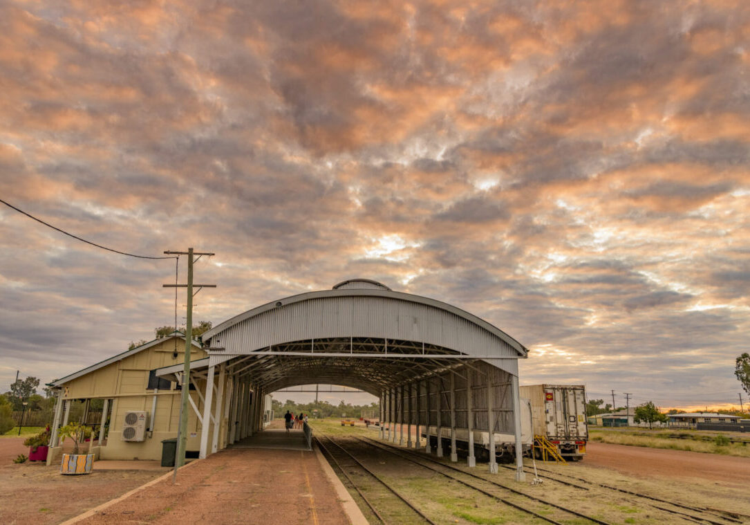 3D sound and light show and tour at the Cunnamulla Railway Station