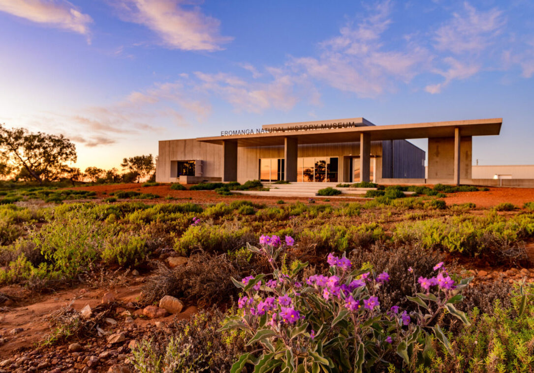 Museum showcasing the fossil, natural and cultural heritage of the upper Murray/Darling and Lake Eyre/Cooper basins