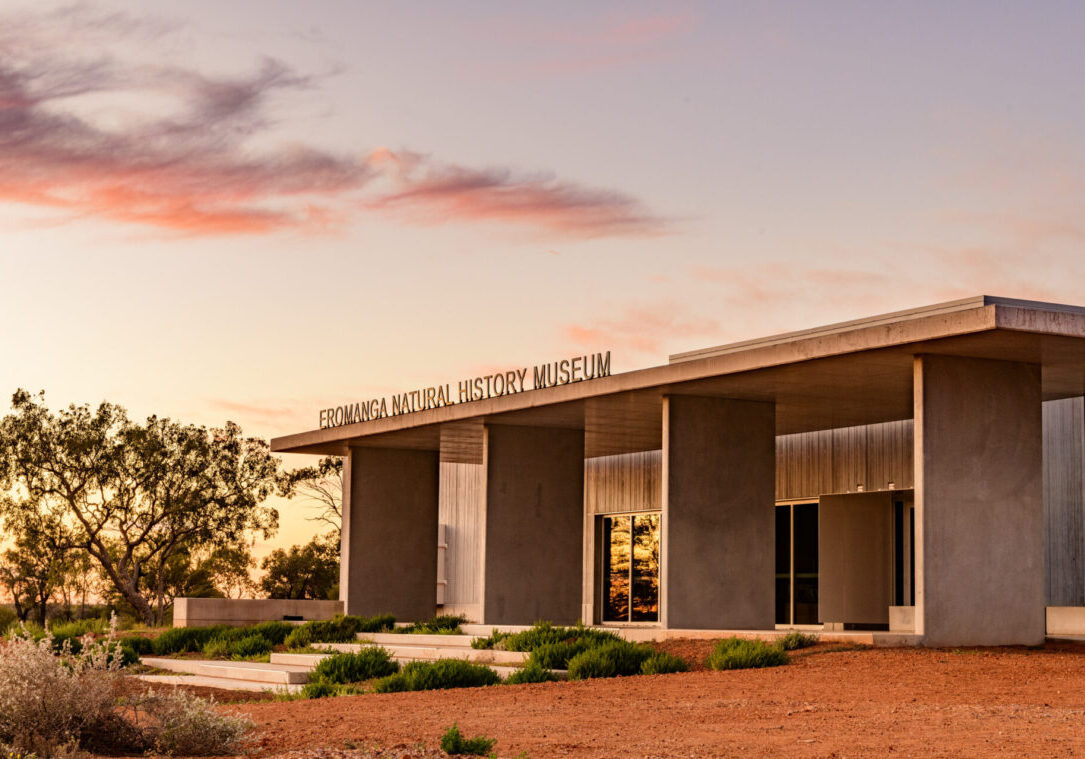 Museum showcasing the fossil, natural and cultural heritage of the upper Murray/Darling and Lake Eyre/Cooper basins